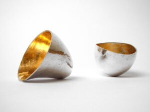 Forged silver cups